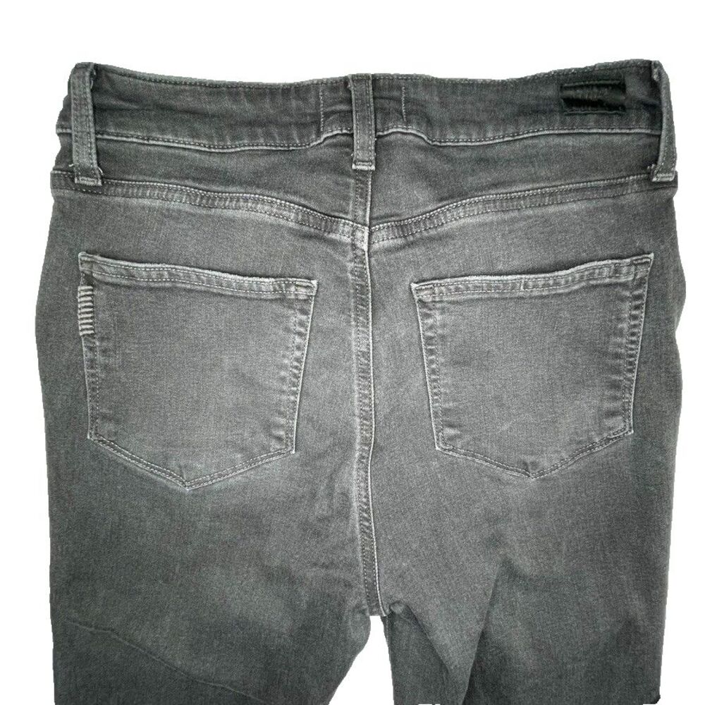 PAIGE Jeans Sz 28 Women's Margot Ankle Black Wash Comfort Stretch Spandex Pants - Picture 8 of 14